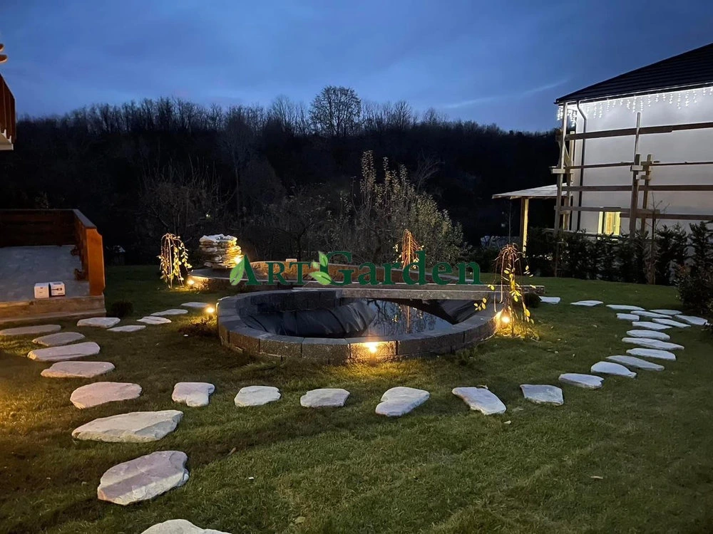 Grădină amenajată în Prahova