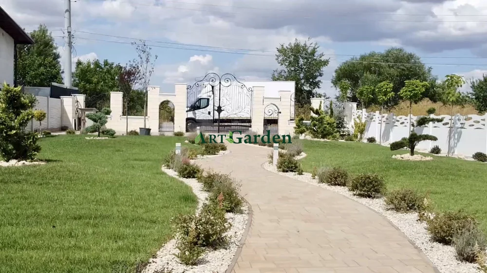Proiect amenajare Romanesti Jardiniere si cascada