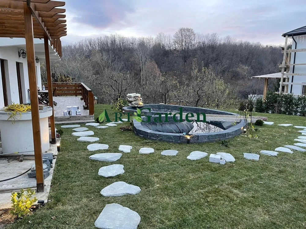 Grădină amenajată în Prahova
